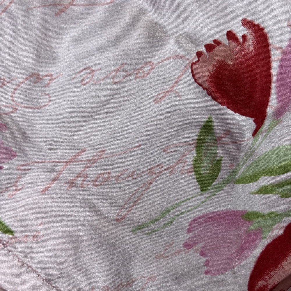 Valerie Stevens women's XL Pink floral Love Notes pajama set long sleeve pants - Picture 12 of 14